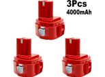 Batteria 12V 4000Mah, Alta Capacità, Caratteristiche Di Sicurezza, 3 Pezzi 4000Mah Batteria