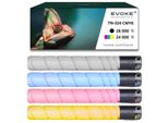 4X Toner Per Konica Minolta A8DA-TN324B A8DA150 Cmyk = Nero + Blu + Rosso + Giallo | Ricambio Per C258 C308 C368