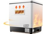 Lavastoviglie Portatile Da Tavolo, Potenza 800 W, Capacità 6 Pezzi, Funzione Di Lavaggio E Asciugatura Automatica