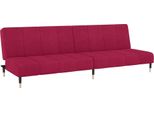 Vidaxl Divano Letto 2 Posti In Velluto Rosso Vino