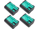 Batteria Palo Per Fotocamera EN-EL15, Capacità 2500Mah, Ricaricabile Agli Ioni Di Litio, 4 Batterie