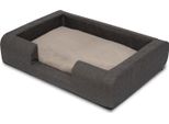 Lettino Ergonomico Per Cani Petzzz Daisy M 93 X 66 X 20 Cm Con Cuscino Interno Ortopedico
