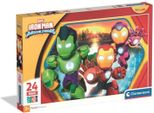 Clementoni - 24 Pieces Maxi - Iron Man And His Awesome Friends