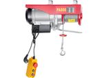 Argano Elettrico, Potenza 1300W, Capacità Di Sollevamento 800Kg, Lunghezza Argano 12M, Rosso