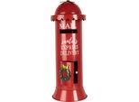 Clayre & Eef Decorazione Natalizia Cassetta Delle Lettere Ø 19X52 Cm Metallo Rosso