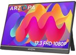 Arzopa Monitor Portatile, 17,3 Pollici Fhd 1080P, Display Ips, 17,3 A1M 1080P