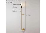 Applique, Stile Moderno, Lampadina Led, Materiale Rame, Luce Calda, Stile C-Oro