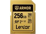 Scheda Lexar Sdxc Pro Gold Series Armor UHS-II 256 Gb IP68 R280/W205