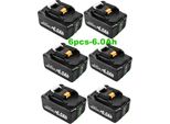 Batteria Agli Ioni Di Litio, Capacità 18V 6000Mah, Caratteristiche Di Sicurezza, 6 Batterie 60Ah