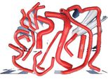 Tubo In Silicone Per Radiatori, Resistenza Alle Alte Temperature, Resistenza Alle Alte Pressioni, Rosso