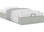 Syfax™ Struttura Letto Pouf Senza Materasso 90X200 Cm Velluto