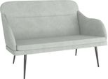 Syfax™ Panca Grigio Chiaro 110X76X80 Cm In Velluto