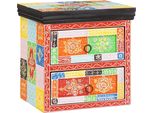 Syfax™ Armadio Da Notte Con Cassetto 2 Pcs Multicolore 40 X 30 X 40 Cm