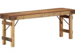 Syfax™ Panchina Naturale 110 X 35 X 46 Cm Legno Vecchio Recuperato