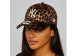 Berretto New Era 9Forty Damen - Leopard Velour New York Yankees
