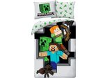 Biancheria Da Letto Minecraft Ver. 8 140 X 200 Cm / 70 X 90 Cm