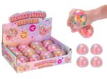 Palla Antistress Squishy Bead Ball 7 Cm Con Perle Di Gel, Palla Antistress