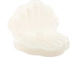 Galleggiante Per Piscina, Design A Conchiglia, Materiale Pvc Di Prima Qualità, Bianco