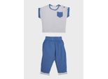 Bonito | Set Da Ragazzo - Maglietta E Pantaloncini - Taglia 80 - Cotone - Comodo E Alla Moda