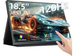 Monitor Portatile, Frequenza Di Aggiornamento 120 Hz, Touchscreen A 10 Punti, Touchscreen 18,5, Spina Ue