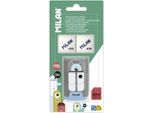 Gomma Milano In Blister Con Temperino Compact Aliens + 2 Gomme Di Ricambio Trasparente Taglia Unica