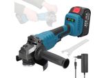 Smerigliatrice Angolare, Motore Brushless, Design Compatto, 1 Batteria