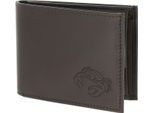 Oxmox Pelle Portafoglio Leather Rfid Protect PocketböRse Crab 2.0 Embossed Brown Marrone Scuro