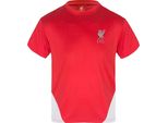 Liverpool Fc - Maglietta Da Ragazzo, Poliestere GF580 (110) (Rosso/Bianco)
