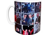 Tazza Da Caffè Manchester United Fc - "Sir Alex Ferguson"", Ceramica, 312Ml GF589 (Taglia Unica) (A Colori)"