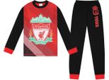 Liverpool Fc - Pigiama Con Pantaloni Lunghi Per Ragazzi GF832 (104) (Rosso/Nero)
