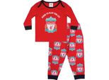 Liverpool Fc - Pigiama "Born To Play"" Con Pantaloni Lunghi Per Bambino GF952 (86) (Rosso)"