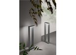 Quad - Paletto Da Giardino A Led 10W, IP65, 800Lm, H.60Cm, 3000K, Alluminio Verniciato, Paletto Da Esterno, Antracite - Perenz