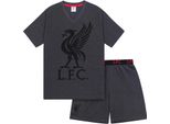 Liverpool Fc - Pigiama Con Pantaloncini Da Uomo GF708 (M) (Grigio)