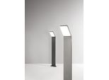 Path - Paletto Da Giardino A Led 12W, IP65, 1050Lm, H.60Cm, 3000K, Alluminio Verniciato, Paletto Da Esterno, Grigio Chiaro - Perenz