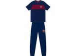West Ham United Fc - Pigiama Con Pantaloni Lunghi Da Uomo GF927 (Xxl) (Blu Scuro)
