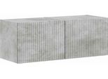 Vidaxl Mobile Tv A Parete 2 Pezzi In Cemento 60 X 31 X 29,5 Cm Materiale A Base Di Legno