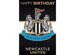 Newcastle United Fc - Biglietto Di Compleanno Lenticolare E 3D, Cartoncino TA13841 (Taglia Unica) (Nero/Bianco/Oro)