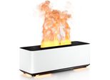 Inf Diffusore Di Aromi A Fiamma: Umidificatore Vulcano Con Oli Essenziali Bianco