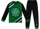 Celtic Fc - Pigiama Con Pantaloni Lunghi Per Bambino, Maniche Lunghe GF995 (140) (Verde/Nero)