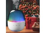 Inf Diffusore Di Aromi 3-In-1, Luce Notturna E Umidificatore - Nebbia Silenziosa Bianco