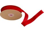 Inf Nastro Di Velluto 2,5Cm X 10M - Nastro Floccato Su Un Lato Per Fai Da Te E Decorazioni Natalizie Rosso