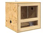 Vidaxl Terrario Marrone 40 X 40 X 40 Cm Osb