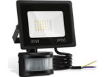 Bettizia Faretto Led Con Rilevatore Di Movimento 30W, Impermeabile IP66, Faretto Da Giardino, Proiettore Led 6000K