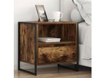 Vidaxl Comodino 2 Pezzi Colore Fumo 50 X 39,5 X 50 Cm Materiale A Base Di Legno