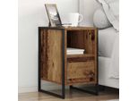Vidaxl Comodino 2 Pezzi Legno Di Recupero 39,5 X 30 X 50 Cm Materiale A Base Di Legno