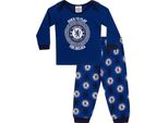 Chelsea Fc - Pigiama "Born To Play"" Con Pantaloni Lunghi Per Bambino GF855 (62) (Blu)"