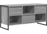 Vidaxl Mobile Tv Grigio Sonoma 100 X 36 X 49,5 Cm Materiale In Legno