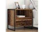 Vidaxl Comodino 2 Pezzi Legno Di Recupero 50 X 39,5 X 50 Cm Materiale A Base Di Legno