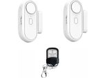 Inf Allarme Wireless Per Porta/Finestra Con Telecomando - 2 Allarmi E Sensore Magnetico