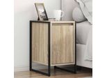 Vidaxl Comodino 2 Pezzi Sonoma 39,5 X 30 X 50 Cm Materiale A Base Di Legno